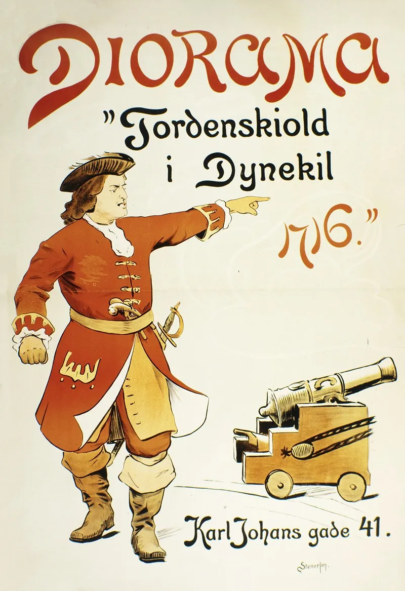 Diorama Tordenskiold I Dynekil 1716 Wall Art by Gudmund Stenersen - High-Resolution Digital Print