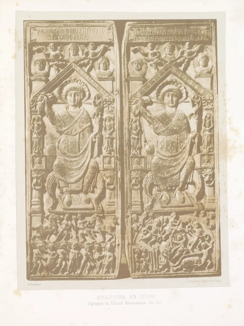 Diptyque Du Consul Anastasius An 517 Wall Art by Joseph Rose Lemercier - High-Resolution Digital Print