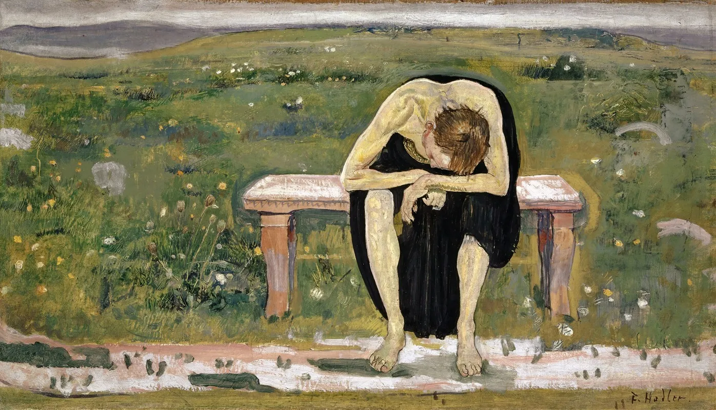 Disappointed Soul Wall Art by Ferdinand Hodler - High-Resolution Digital Print