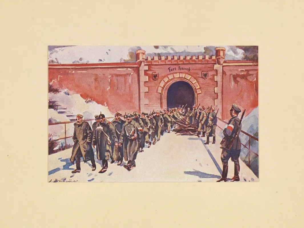 Disarming The Remaining German Army In The Poznan Forts Wall Art by Leon Prauziński - High-Resolution Digital Print