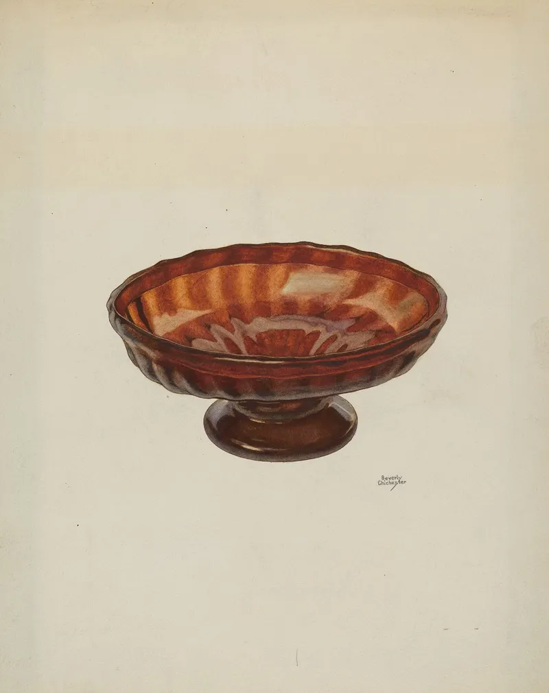 Dish With Foot