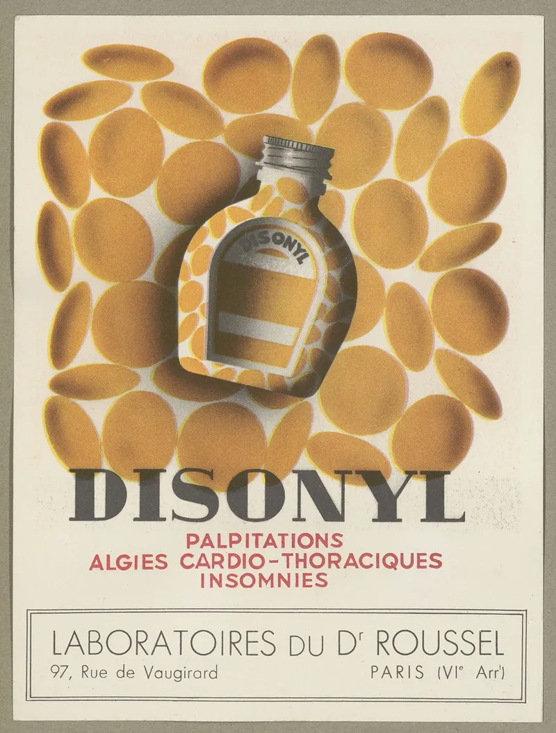 Disonyl 4 Wall Art by Laboratoires du docteur Roussel - High-Resolution Digital Print