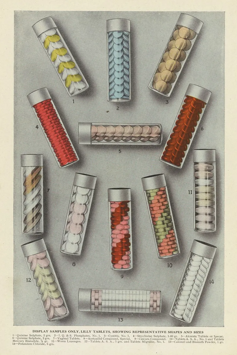 Display Samples Only Lilly Tablets
