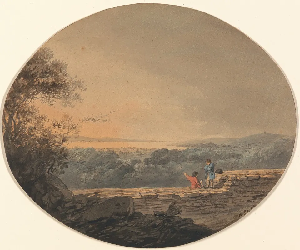Distant View Of Exmouth From Exeter