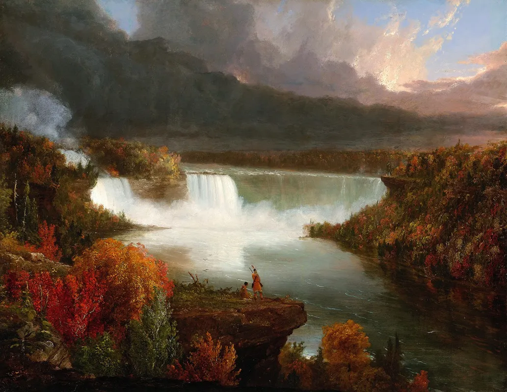 Distant View Of Niagara Falls