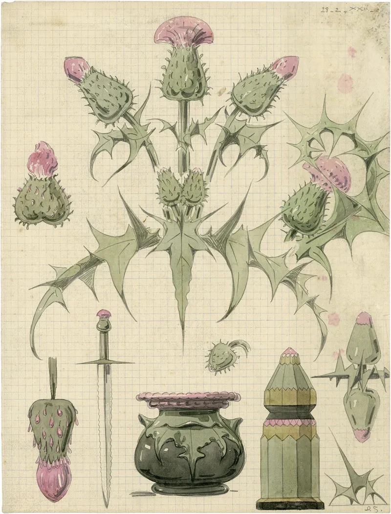 Distel 2de Soort 11 Wall Art by Alfred Ost - High-Resolution Digital Print