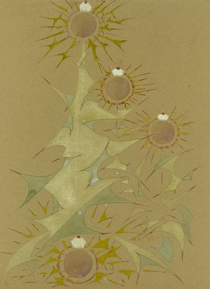 Distel 2de Soort 3 Wall Art by Alfred Ost - High-Resolution Digital Print