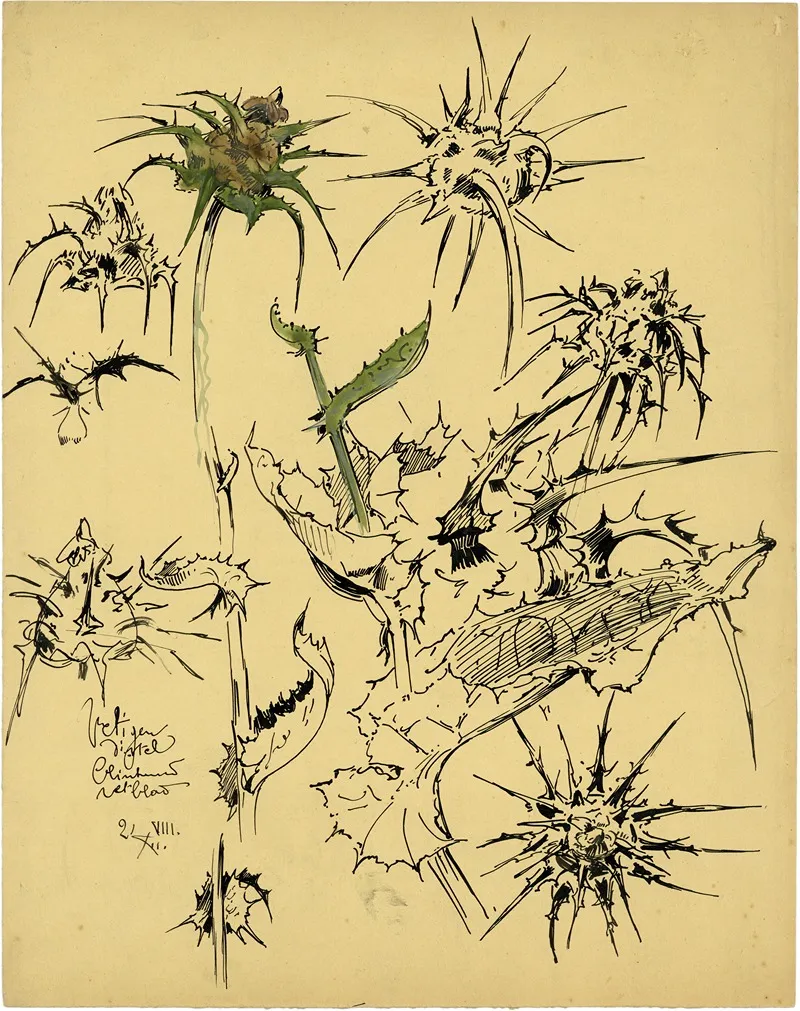 Distel 2de Soort 4 Wall Art by Alfred Ost - High-Resolution Digital Print