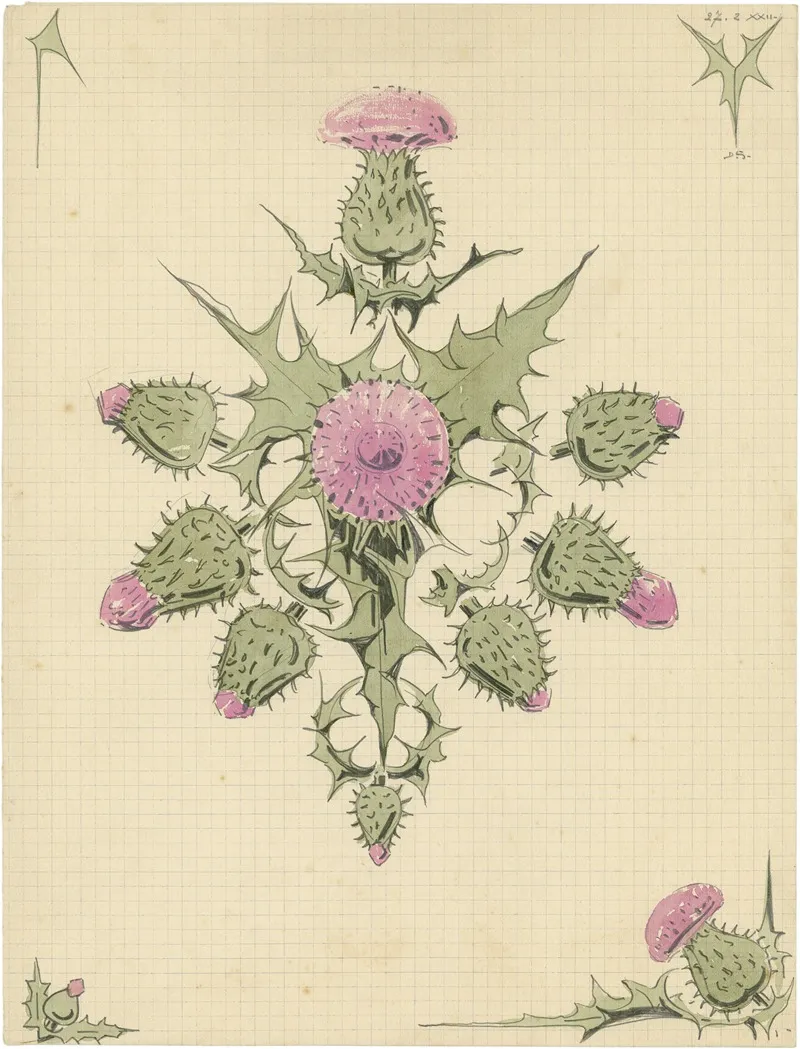 Distel 2de Soort 8 Wall Art by Alfred Ost - High-Resolution Digital Print