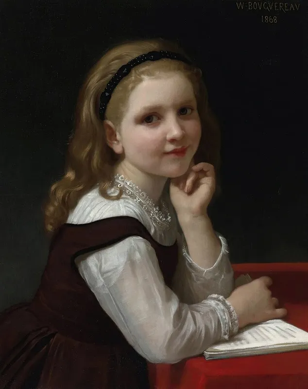 Distraction Wall Art by William Bouguereau - High-Resolution Digital Print