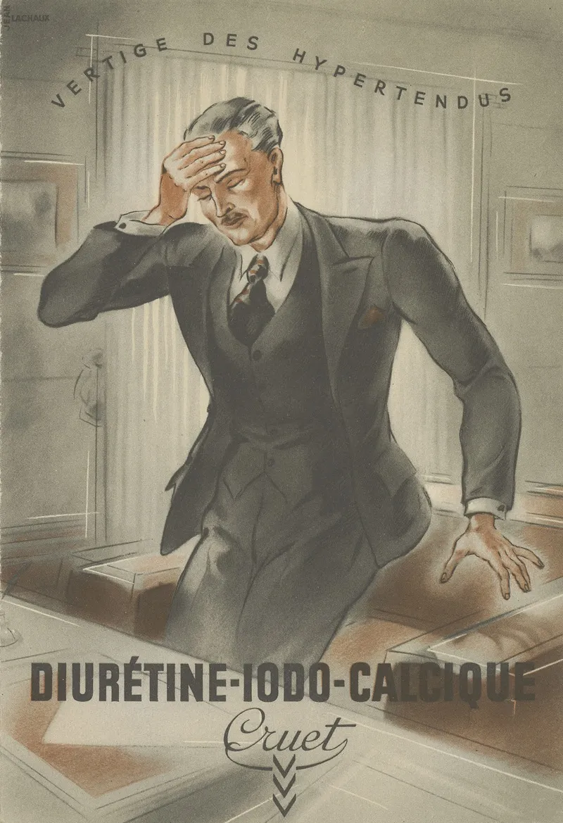 Diuretine Iodo Calcique Cruet Wall Art by Jean Lachaux - High-Resolution Digital Print