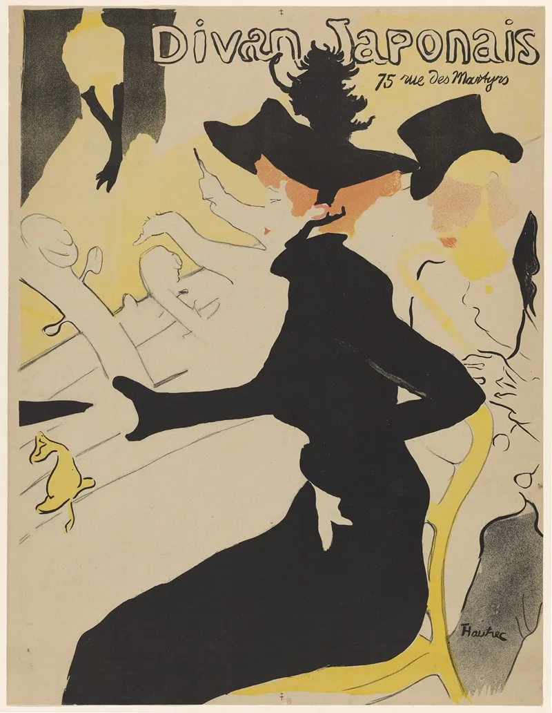 Divan Japonais 75 Rue Des Martyrs Ed Wall Art by Henri de Toulouse-Lautrec - High-Resolution Digital Print