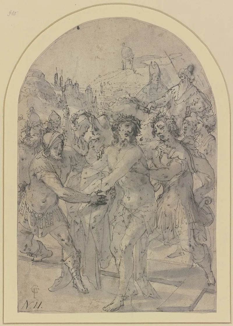 Divestment Of Christ Wall Art by Caspar Fraisinger - High-Resolution Digital Print