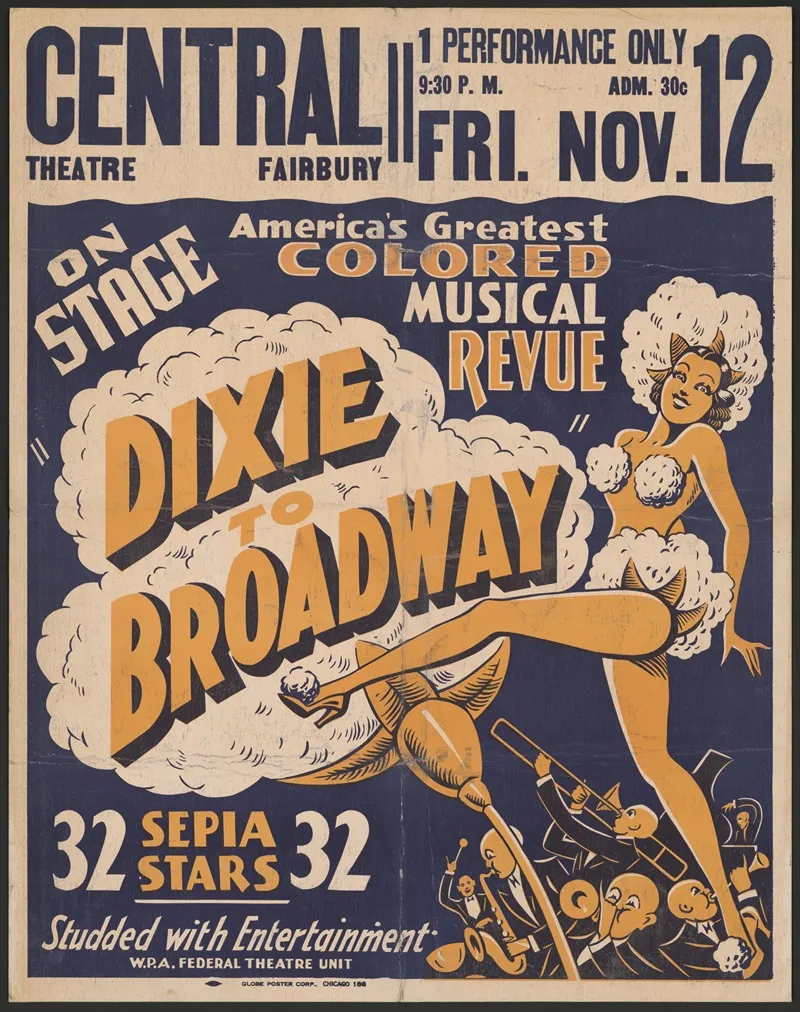 Dixie To Broadway Wall Art by Anonymous - High-Resolution Digital Print