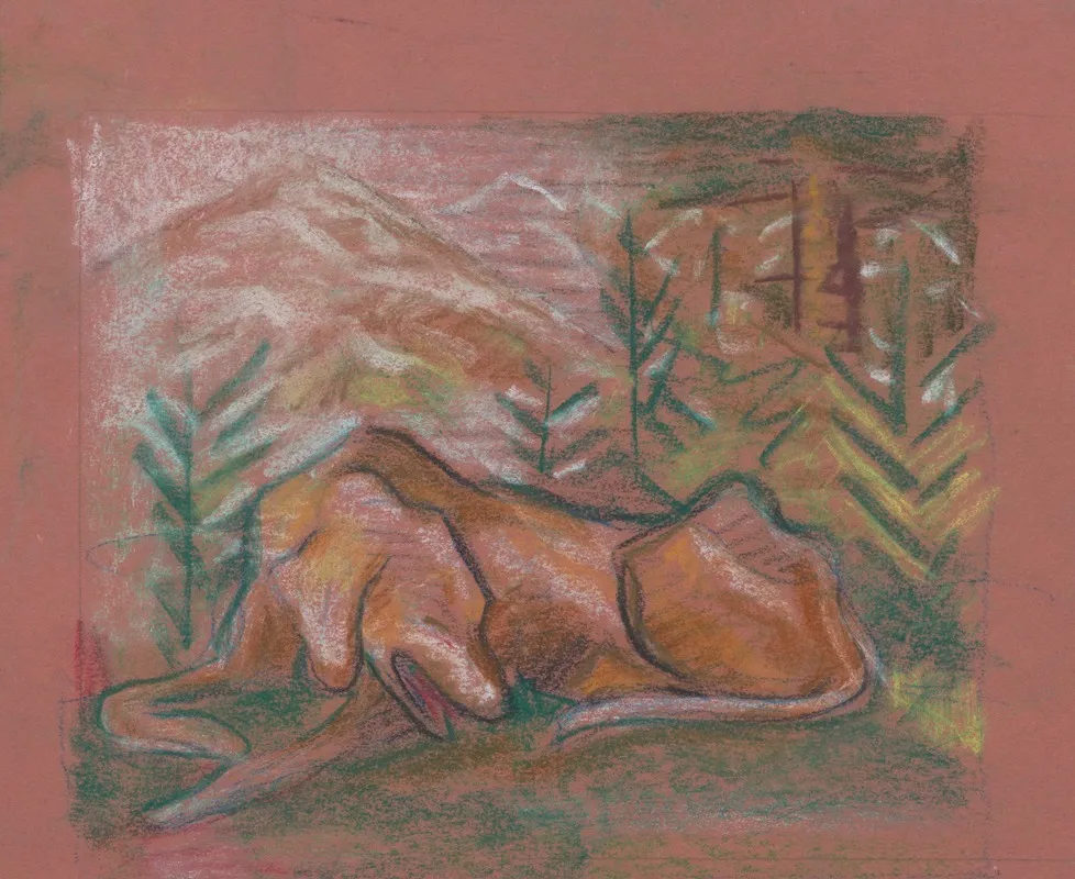 Dog In The Woods