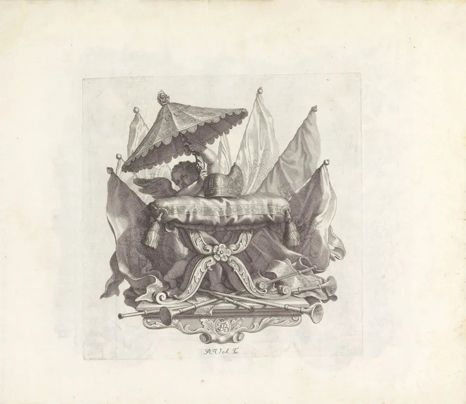 Dogehoed Van Venetie Op Een Zitbank Wall Art by Robert van Audenaerde - High-Resolution Digital Print