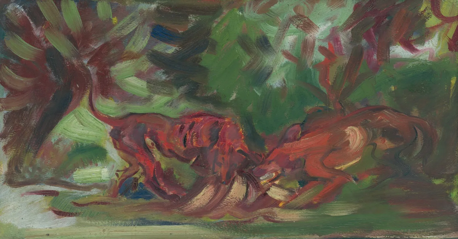 Dogs Fighting