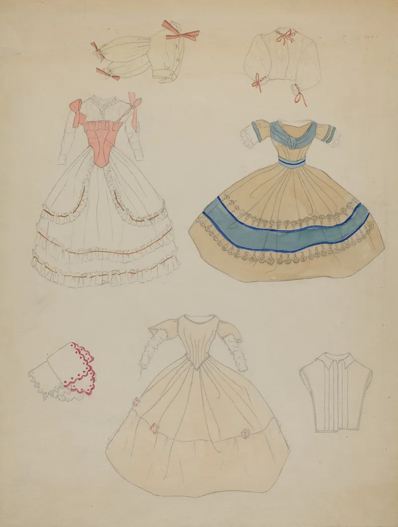Doll And Wardrobe