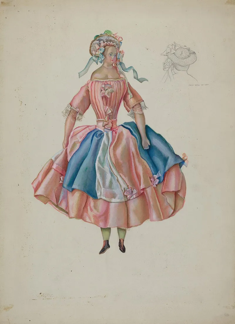 Doll In Costume Wall Art by Gwyneth King - High-Resolution Digital Print
