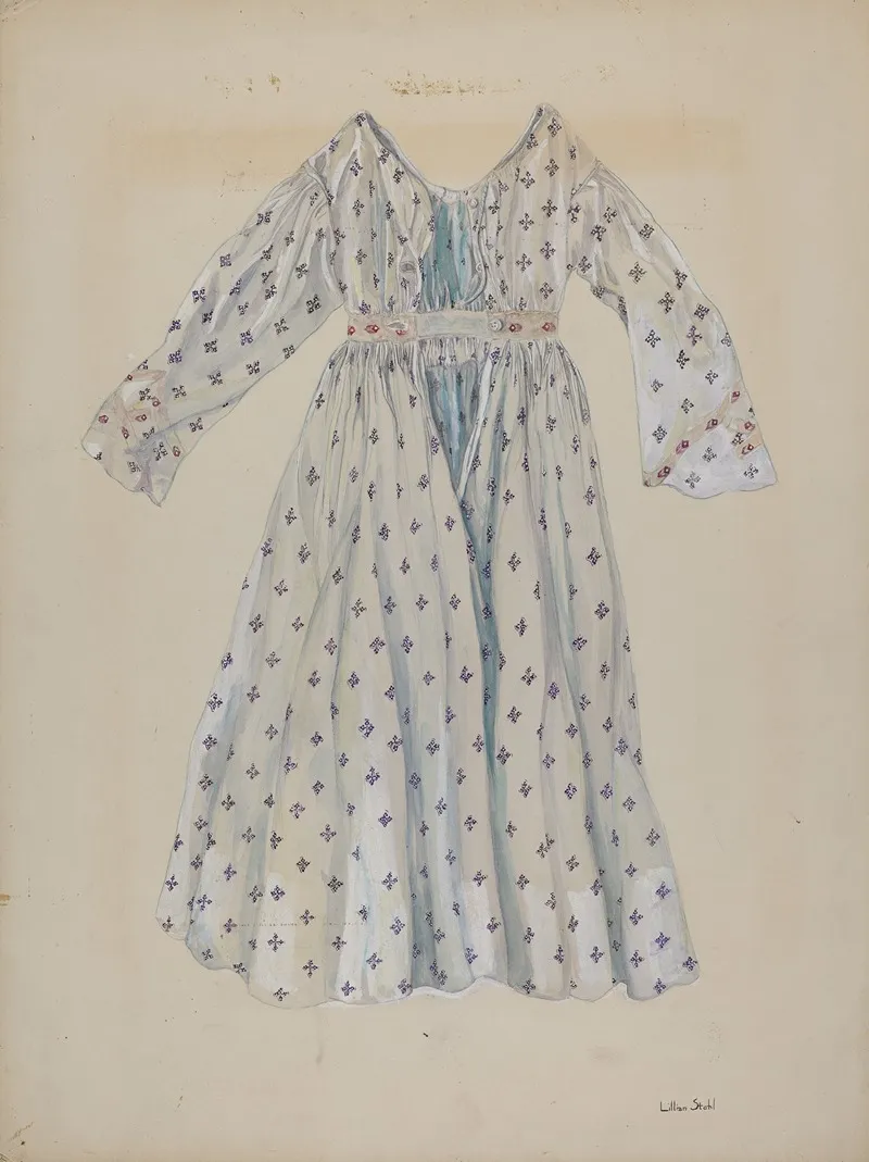 Dolls Dress 3 Wall Art by Lillian Stahl - High-Resolution Digital Print