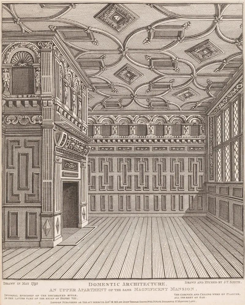 Domestic Architecture An Upper Apartment Of The Same Magnificent Mansion