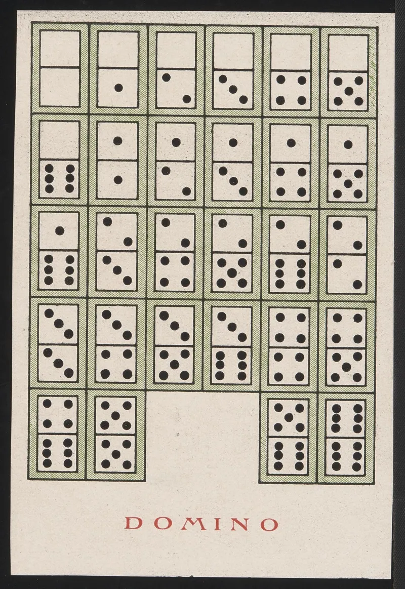 Domino 4 Wall Art by Mittet &amp; Co. - High-Resolution Digital Print