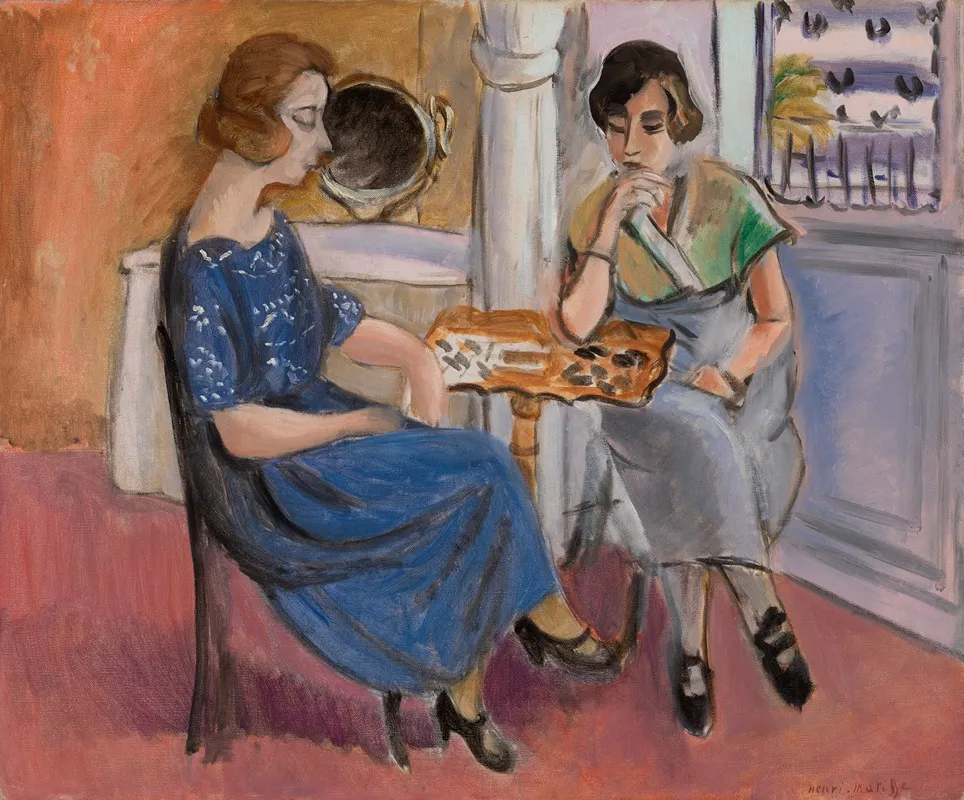 Domino Players 2 Wall Art by Henri Matisse - High-Resolution Digital Print