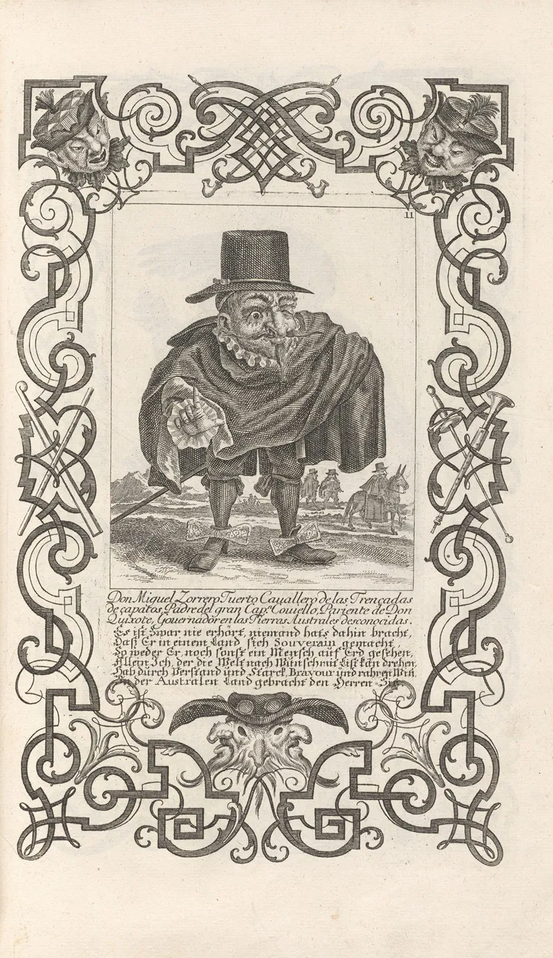 Don Miguel Zorrero Pl 11 Wall Art by Elias Baeck - High-Resolution Digital Print