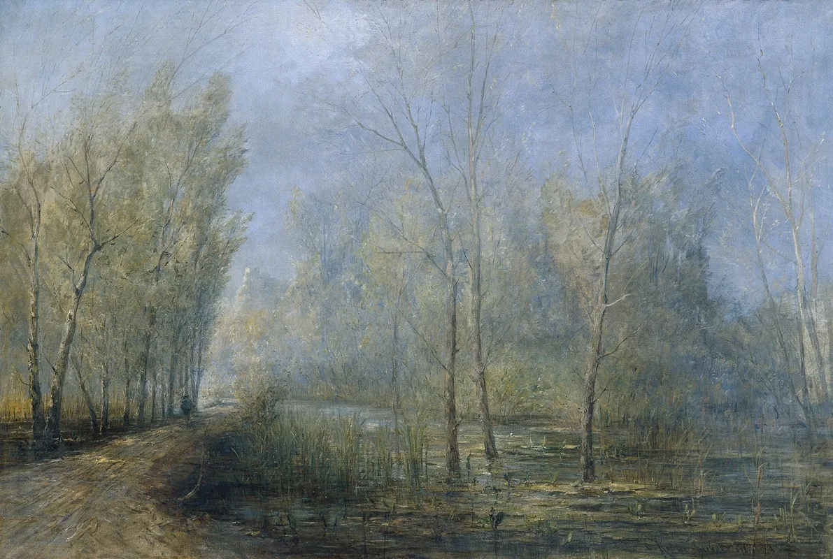 Donau Auen Wall Art by Carl Kaiser-Herbst - High-Resolution Digital Print