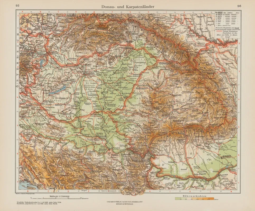 Donau Und Karpatenlander Wall Art by Ernst Friedrich - High-Resolution Digital Print