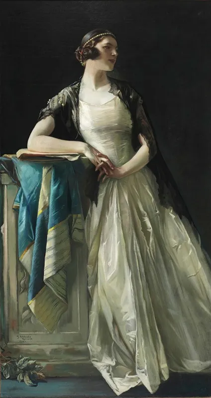 Donna Tosca Wall Art by Julius Rolshoven - High-Resolution Digital Print