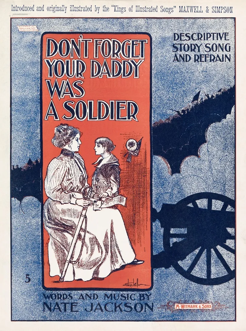 Dont Forget Your Daddy Was A Soldier Wall Art by Anonymous - High-Resolution Digital Print