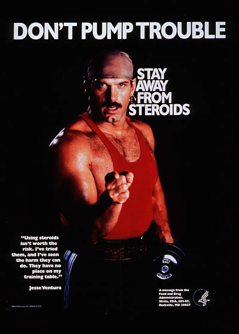 Dont Pump Trouble Stay Away From Steroids Wall Art by Food and Drug Administration - High-Resolution Digital Print