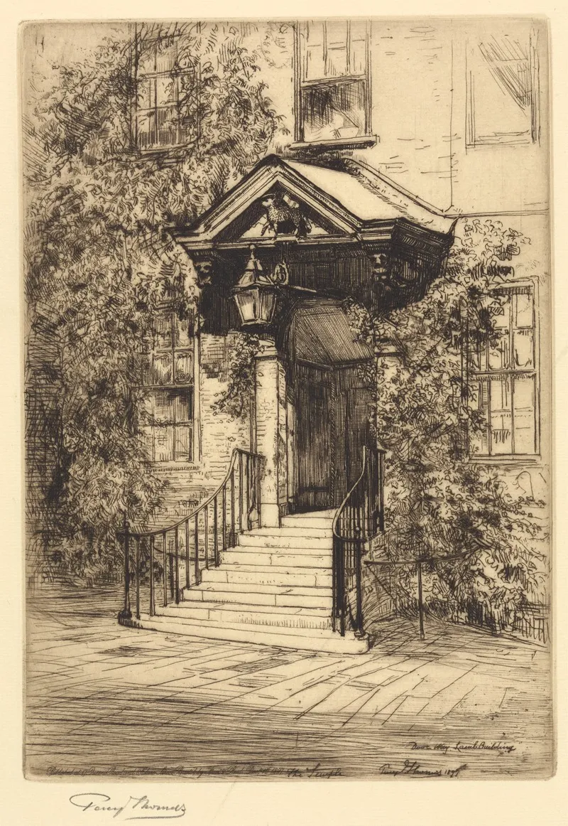 Doorway In Lambs Building