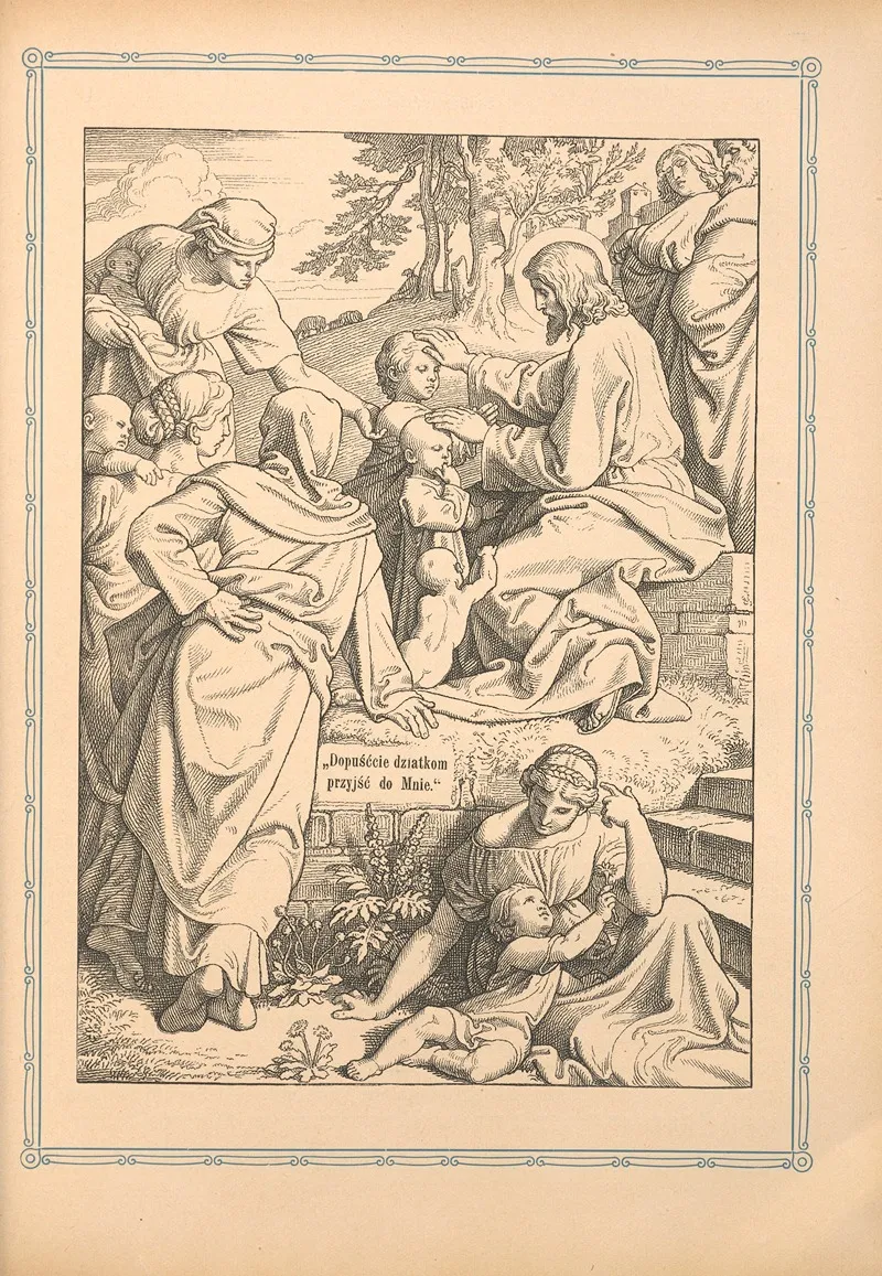 Dopusccie Dziatkom Przyjsc do mnie Wall Art by Otto Bitschnau - High-Resolution Digital Print