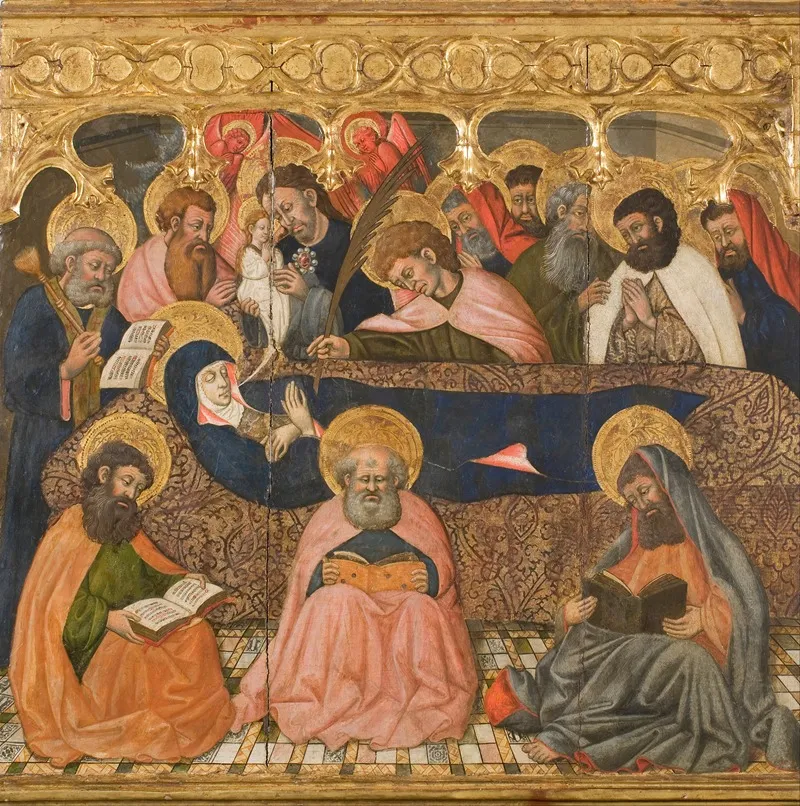 Dormition Of The Virgin 3 Wall Art by Second Master of Estopiñán - High-Resolution Digital Print