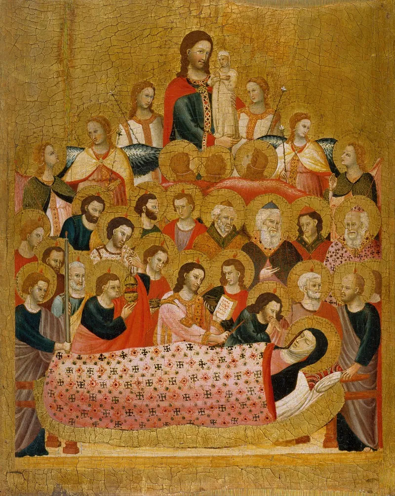 Dormition Of The Virgin Wall Art by Master of the Cini Madonna - High-Resolution Digital Print