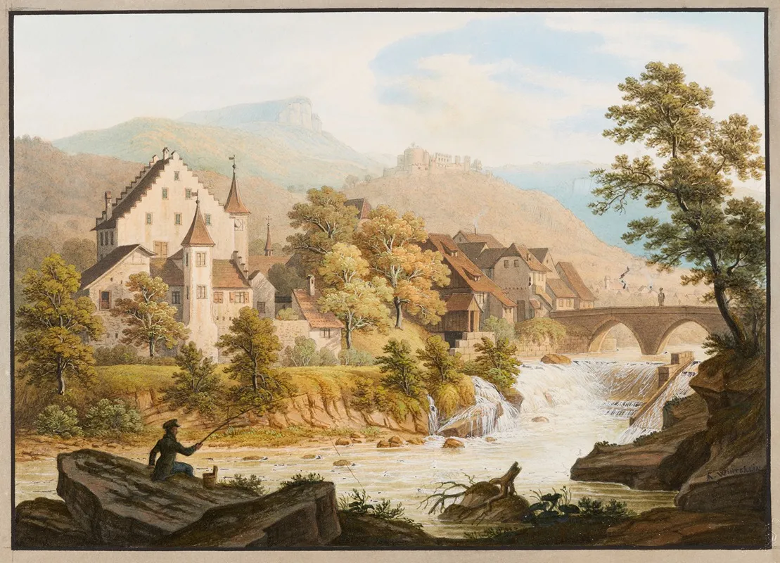 Dornachbrugg Wall Art by Anton Winterlin - High-Resolution Digital Print