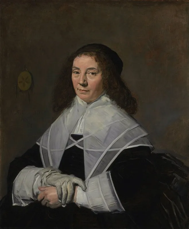 Dorothea Berck 1593 1684 Wife Of Joseph Coymans 1591 After 1660 Wall Art by Frans Hals - High-Resolution Digital Print