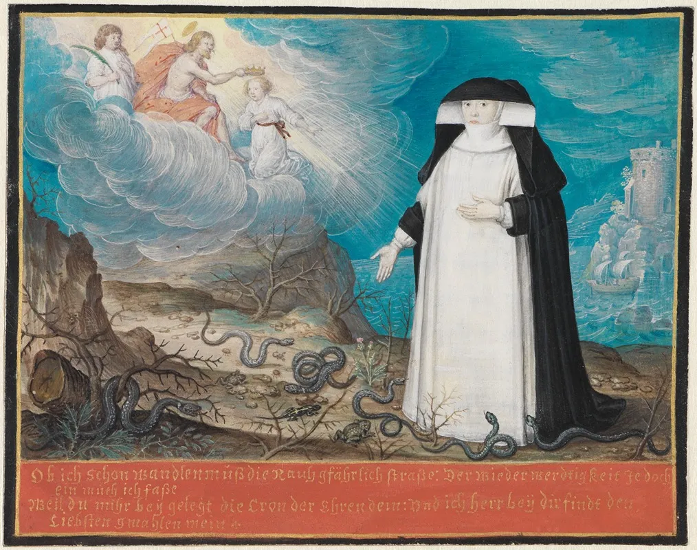 Dorothea Diana Frau Zu Rappoltstein Wall Art by Friedrich Brentel - High-Resolution Digital Print