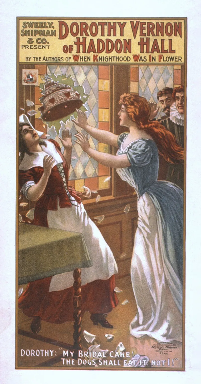 Dorothy Vernon Of Haddon Hall Wall Art by U.S. Lithograph Co. - High-Resolution Digital Print