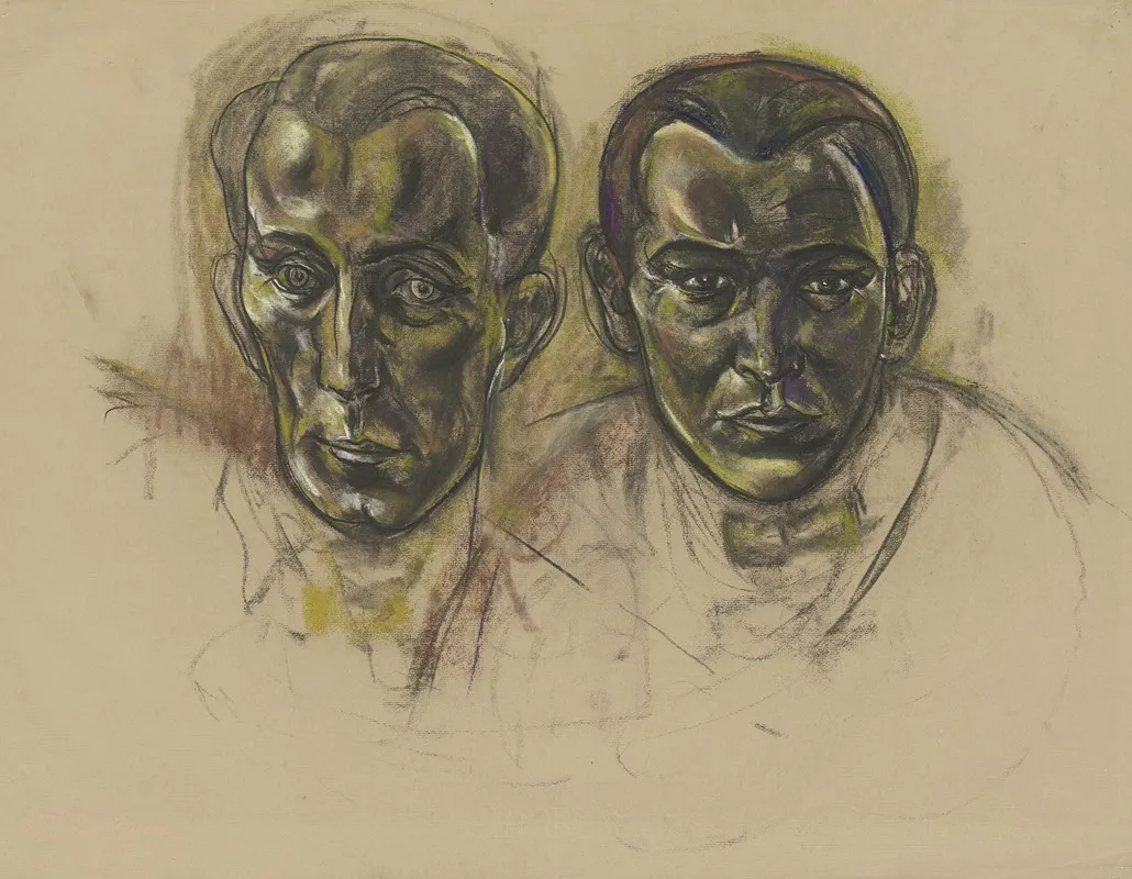 Double Portrait 9 Wall Art by Hanns Ludwig Katz - High-Resolution Digital Print