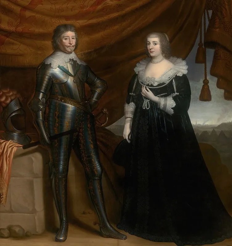 Double Portrait Of Frederik Hendrik 1584 1647 And Amalia Of Solms Braunfels 1602 1675