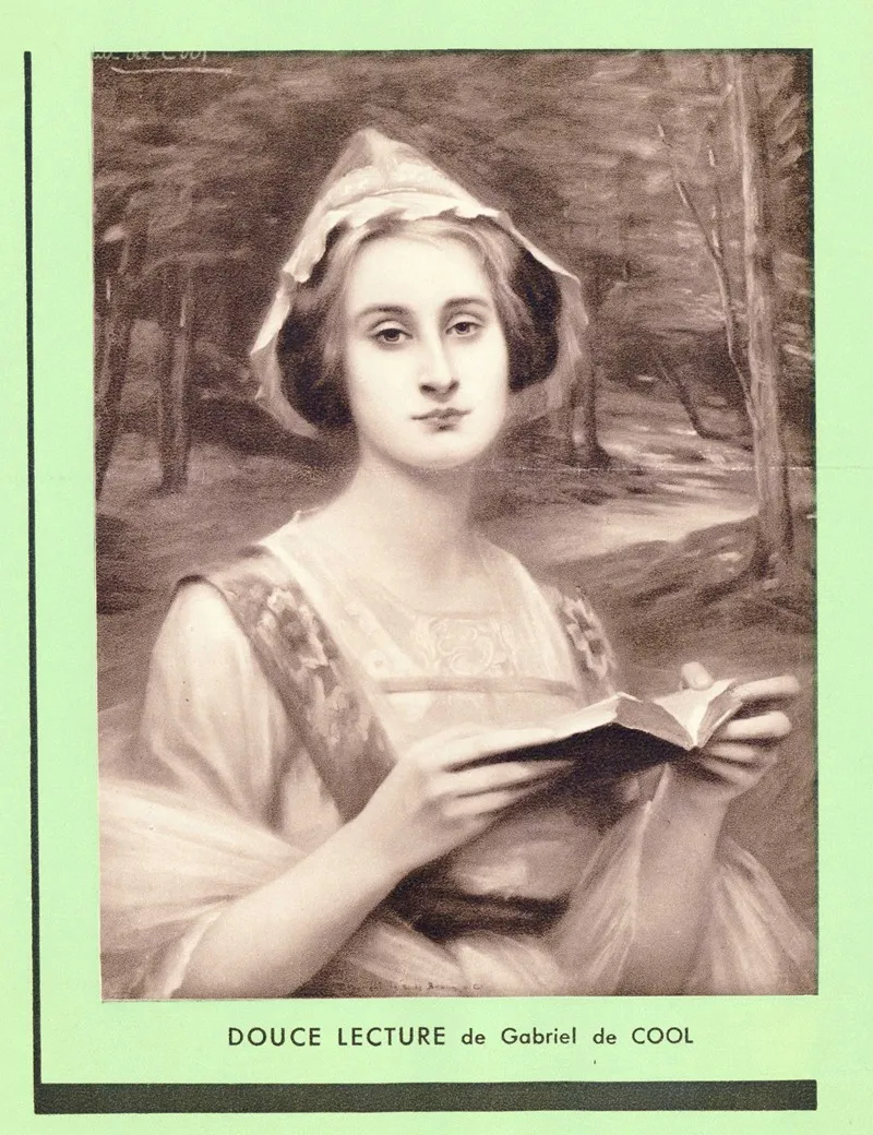Douce Lecture Wall Art by Gabriel de Cool - High-Resolution Digital Print
