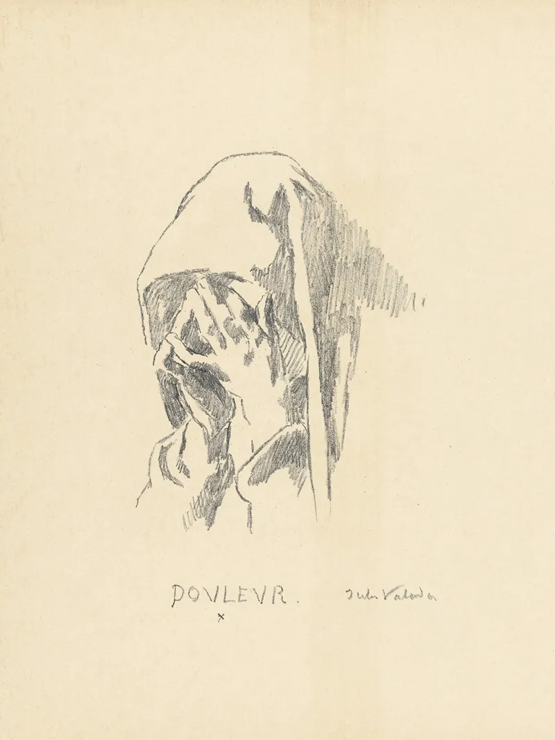 Douleur Wall Art by Jules Emmanuel Valadon - High-Resolution Digital Print