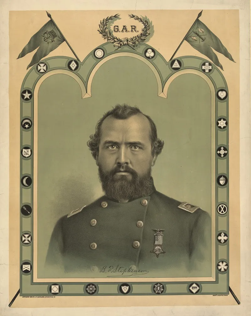 Dr Benjamin F Stephenson Wall Art by Shober &amp; Carqueville - High-Resolution Digital Print