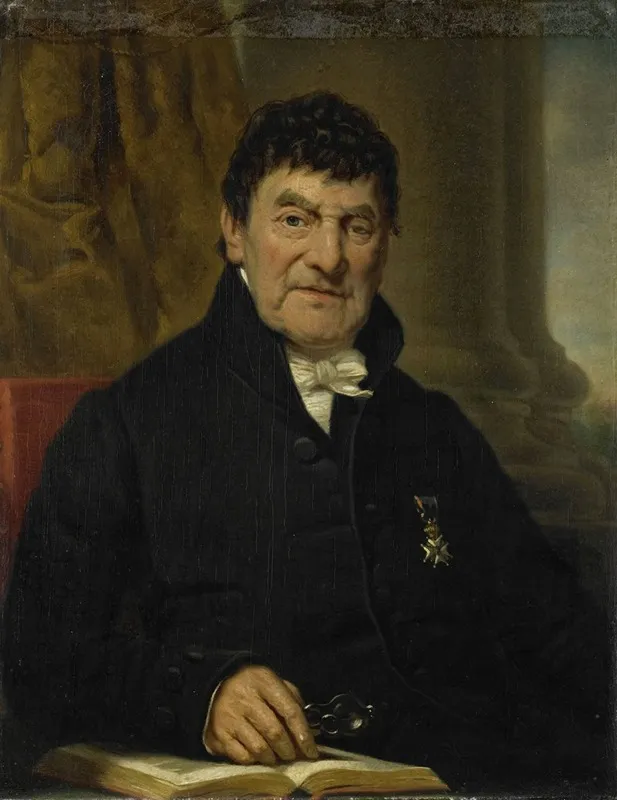 Dr Cornelis Hendrik A Roy 1751 1833 Physician And Biographer Wall Art by Jan Adam Kruseman - High-Resolution Digital Print