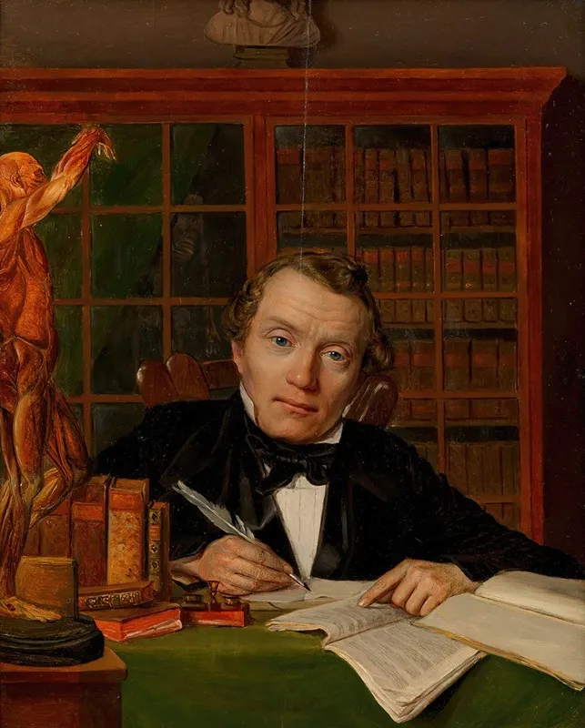 Dr David Sternfeld Arzt Und Schriftsteller Wall Art by August Mansfeld - High-Resolution Digital Print