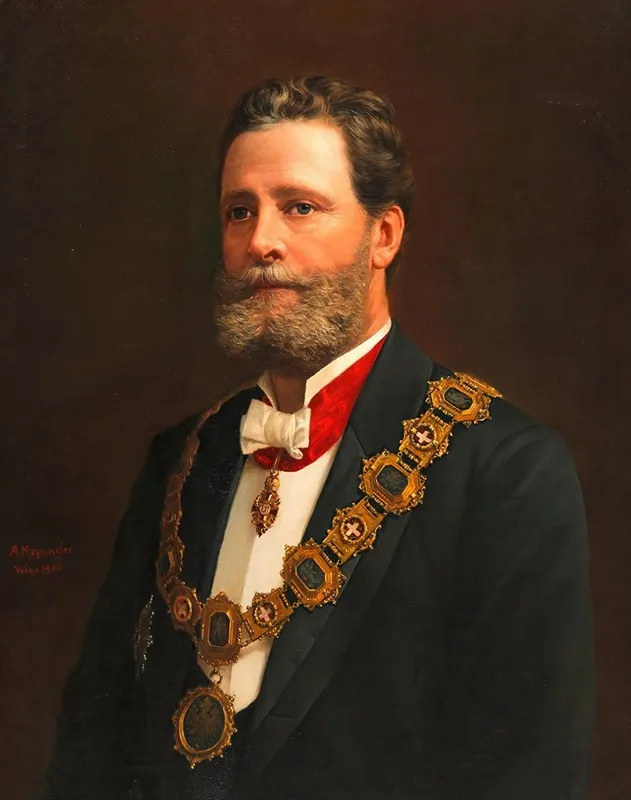 Dr Karl Lueger Burgermeister Wall Art by Adolf Mayerhofer - High-Resolution Digital Print