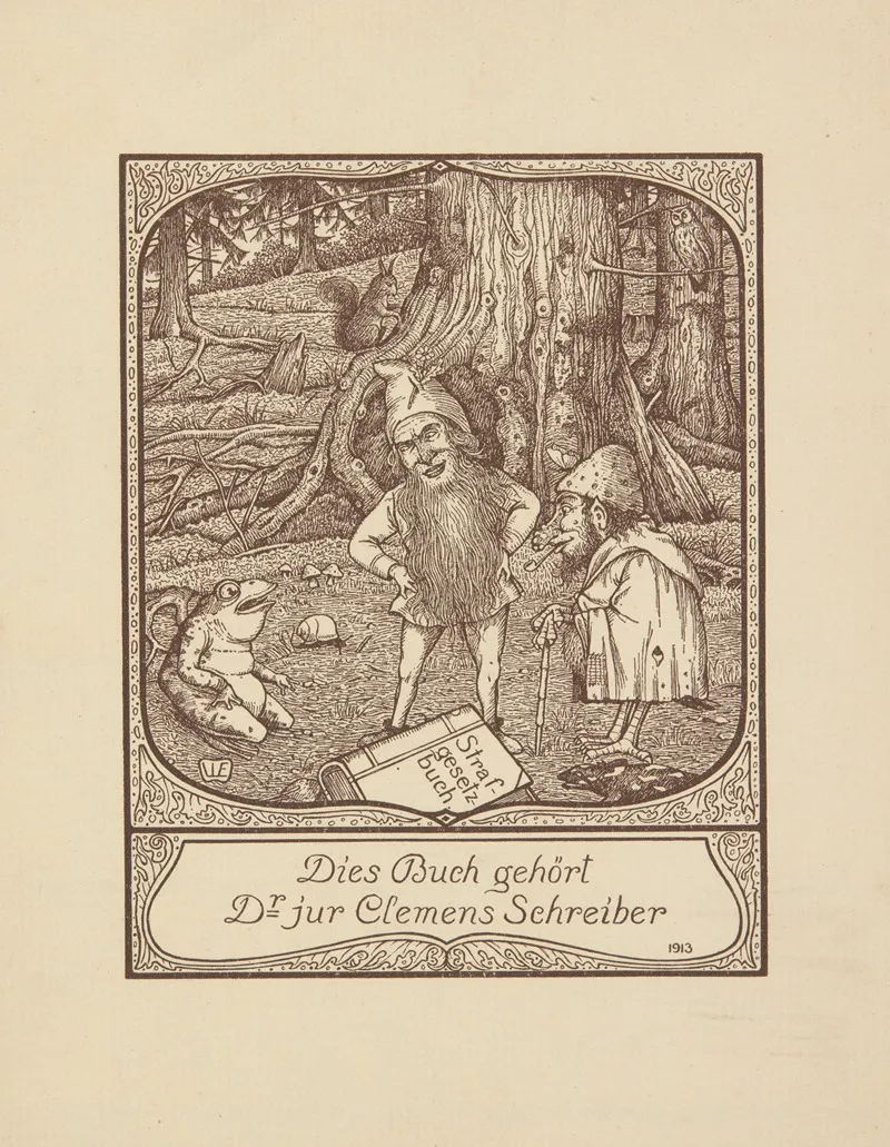 Dr Klemens Schreiber Ekslibris